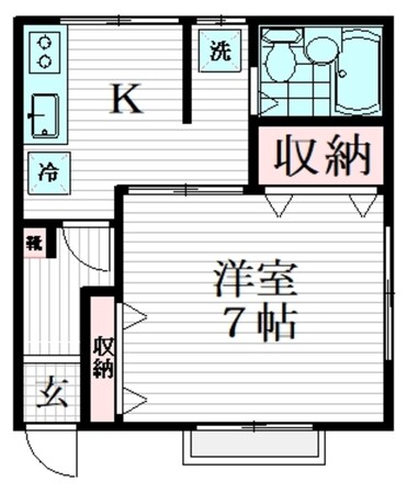 ショオA館の物件間取画像